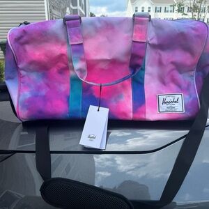 Herschel Supply Company Pink and Purple Travel Bag